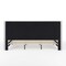 Martha Stewart Kay King Upholstered Platform Bed w/Channel Stitched Wingback Headboard/Cushioned Siderails, Gray TW-3WDB03-K-GY-MS - alternate 8