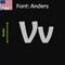 Aacc Self-Adhesive Vinyl Letter: V, Scale: 1.5 in. Color: Silver Font: Anders by AACC-Anders-UV-Silver-I1.5x1 - alternate 1