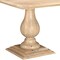 Homeroots 96" Natural Wood Double Pedestal Base Dining Table 554335 - alternate 9