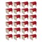 Flipside 18 x 48 Study Carrel Red Corrugated Pack of 24 61869-24 - alternate 6