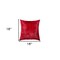 Homeroots 18" Wine Cowhide Throw Pillow 544572 - alternate 4
