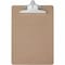 Saunders Brown Hardboard Clipboards - 1in Clip Capacity - 8 1/2in x 11in Sheet Size - Spring Clip - 5612 - alternate 1