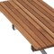 Homeroots 14" X 34" Brown Teak Wall Mount Rectangular Shower Bench 549338 - alternate 4