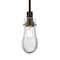 Besa Lighting Wish Stem Pendant, Clear, Bronze Finish, 1x40W Incandescent 1TT-WISHCL-BR - alternate 1