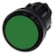 Siemens Pushbutton, 22 mm, round, plastic, green, pushbutton, flat 3SU1000-0AA40-0AA0-ZY15 - alternate 1