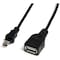 Startech.Com 1 ft Mini USB 2.0 Cable - USB A to Mini B F/M USBMUSBFM1 - alternate 1