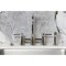 Kingston Brass Bridge Kitchen Faucet with Brass Sprayer, Polished Nickel KS8286DLBS - alternate 5