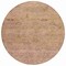 Homeroots 8' Coral And Copper Round Oriental Washable Indoor Outdoor Area Rug 631145 - alternate 4