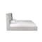 Homeroots Gray Tufted Linen Blend Upholstered King Bed Frame 606416 - alternate 9