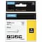 Dymo Rhino Permanent Vinyl Industrial Label Tape, 0.75" x 18 ft, White/Black Print 18445 - alternate 1