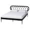 Baxton Studio Florica Art Deco Black Wood Queen 5-Piece Bedroom Set 255-14153-14151-14150-14149-14149-ZORO - alternate 8