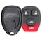 Aks Keys 2006 - 2016 Chevrolet Buick Cadillac Remote Shell 4B for FCC#  OUC60221 / OUC60270 RS-CHEVR-33 - alternate 2