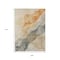 Homeroots 9' X 12' Orange And Gray Abstract Washable Indoor Outdoor Area Rug 631843 - alternate 7