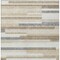 Homeroots 10' X 14' Ivory Beige And Taupe Striped Washable Indoor Outdoor Area Rug 613289 - alternate 8