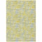 Homeroots 8' X 10' Yellow Denim Blue And Beige Abstract Washable Indoor Outdoor Area Rug 602608 - alternate 7