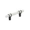 Amerock Carrione 3 inch 76mm Center-to-Center Marble White/Black Bronze Cabinet Pull BP36639MWBBR - alternate 1
