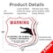 Signmission Alligator Warning Shield Sign Warning Al, 18 inch X 18 inch, Plastic Sign, 2PK SHI-P-2PACK-18-359 - alternate 4