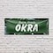 Signmission Farm Fresh Okra, 18 Inch x 48 Inch, Vinyl Banner B-30603 - alternate 3