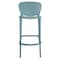 Homeroots Set of Four 30" Green Heavy Duty Plastic Low Back Bar Height Bar Chairs, 4PK 555083 - alternate 4