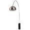 Leisuremod Arco Lamp with Marble Cube Base, Black, Black AL22BL - alternate 6