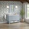 James Martin Vanities Breckenridge 48in Single Vanity, Serenity Blue, w/ 3 CM Victorian Silver Quartz Top 330-V48-SRB-FVSL - alternate 9