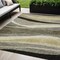 Homeroots 5' X 8' Taupe Gray And Black Abstract Washable Indoor Outdoor Area Rug 603690 - alternate 1