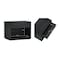 Manhattan Comfort Evelyn 32in Nightstand 2.0 in Charcoal Grey - Set of 2 2-NS012-CH - alternate 7