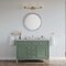 James Martin Vanities Chicago 48 in. Single Vanity, Smokey Celadon, w/ 3 CM Carrara Marble Top 503-V48-SC-3CAR - alternate 6