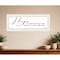Homeroots Hope 1 White Framed Print Wall Art 415398 - alternate 3