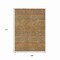 Homeroots 9' X 12' Taupe And Brown Striped Washable Indoor Outdoor Area Rug 615642 - alternate 7