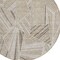 Homeroots 8' Beige Brown And Ivory Round Geometric Washable Indoor Outdoor Area Rug 594751 - alternate 6