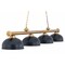 Z-Lite Cordon Heritage Brass 4 Light Billiard 2306-4HBR-D13MB - alternate 7