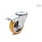 Elesa 451916 Medium-heavy duty castors Mould-on polyurethane coating plate bracket  center p 451916 - alternate 1