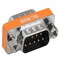 Sanoxy 2 PACK  DB9 Male to Male Null Modem Mini Adapter SNX-CBL-LDR-DB212-5100 - alternate 2