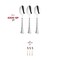 Smarty Had A Party Shiny Silver Glamour Cutlery Disposable Plastic Spoons (600 Spoons), 600PK 430S-SP-CASE - alternate 8