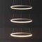 Jonathan Y Brice 15.75" Modern Contemporary Metal Round Dimmable Integrated LED Pendant, Beige JYL7202H - alternate 10