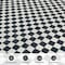 World Rug Gallery Contemporary Checkered Border Washable Non Slip Runner Rug 2 ft x 8 ft Black WR81BLACK2X8 - alternate 7