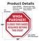 Signmission Whoa Pardner! Closed Toes Shoes Req, 10 inch X 10 inch, Aluminum Metal Signs, 2PK OC-A-2PACK-10-40 - alternate 5
