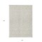 Homeroots 8' X 10' Beige And Ivory Damask Washable Indoor Outdoor Area Rug 595124 - alternate 8