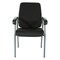 Office Star Products 837 Visitor Chairs Padded Visitor's Chair, Black 83730T-30 - alternate 5