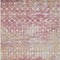 Homeroots 9' X 12' Pink And Ivory Argyle Washable Indoor Outdoor Area Rug 615822 - alternate 5