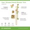 Symmons Oak HydroMersion Double Handle Shower Trim Kit with Hand Spray (Valve Not Included) 5695BBZ15TRM - alternate 3