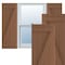 Ekena Millwork True Fit PVC, Four Board Joined Board-n-Batten Shutters w/Z-Bar, Burnt Toffee , 21 1/2W x 32H, PR TFP102BBF21X032BT - alternate 1