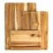 Happimess Hespera Handcrafted Acacia Wood Grain Reversible Cutting Board w/Juice Grooves and Built-In Handle,  CUT1004A-3SET - alternate 1