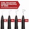 Sharpie S-Gel High-Performance Gel Pen, Retractable, Medium 0.7 mm, Black Ink, Black Barrel, 4PK 2096134 - alternate 7