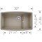 Blanco Performa Cascade, Truffle 441291 - alternate 6
