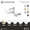 Kingston Brass Double-Handle Wall Mount Bathroom Faucet, Matte Black KS7250BL - alternate 6
