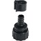 Flair-It PEXLOCK Hose Pipe Connector, 1/2 x 3/4 in, FGH, Polysulfone, Black, 100 psi Pressure Pair 30866 - alternate 6