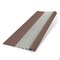 Waterlock Micromesh Flat Aluminum/SS Gutter Guard, Musket Brown, 25ft WM-FLT-025-MSK - alternate 1