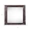 Homeroots 12" x 12" Black Solid Wood Tabletop Picture Frame 380370 - alternate 3